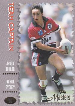 1994 Dynamic NSW Rugby League '94 Masters #55 Jason Taylor Front